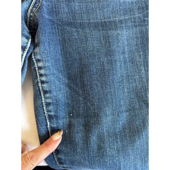 Women's Kut from the Kloth mid rise straight leg Jeans Size 14 Blue Denim - Picture 9 of 12